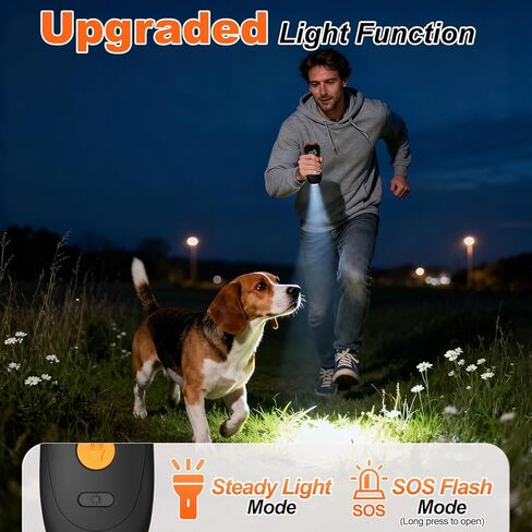 Dog Bark Deterrent Device,3X Ultrasonic Anti Barking Device for Dogs with Color LCD Screen,7 Modes 35FT Range Bark Control Indoor Outdoor Correct Bad Behavior,Safe&Humane Dog Training in Kuwait