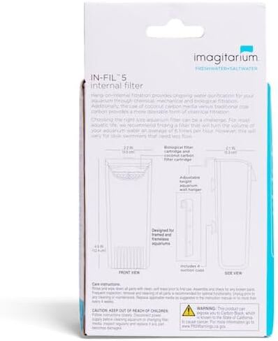 Imagitarium من Petco in-FIL 5 فلتر داخلي 2.5-5 جالون in Kuwait