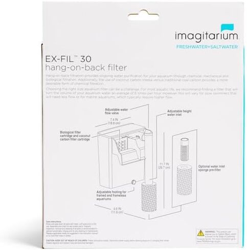 imagitarium by Petco EX-FIL 30 Hang-On-Back Filter 20-30 Gallons in Kuwait