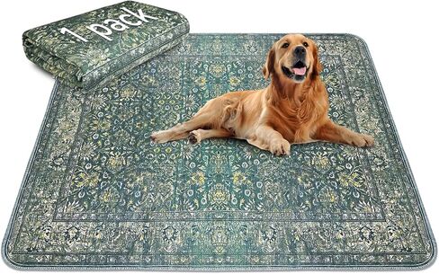 Washable Pee Pads for Dogs, Waterproof Leakproof Reusable Puppy Pads, Super Absorbent adn Non-Slip Whelping Training Pads Litter Mat for Furniture Protector Pet Housebreaking in Kuwait