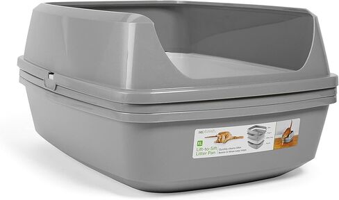 So Phresh by Petco Grey & White Lift-to-Sift Cat Litter Pan X-Large 22.4" L X 16.9" W X 10.6" H in Kuwait