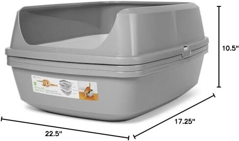 So Phresh by Petco Grey & White Lift-to-Sift Cat Litter Pan X-Large 22.4" L X 16.9" W X 10.6" H in Kuwait