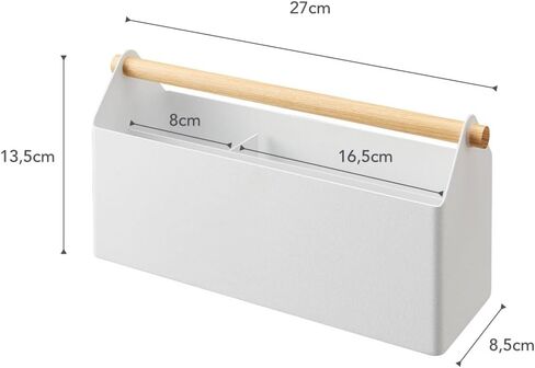 YAMAZAKI home Desk Organizer, White in Saudi Arabia