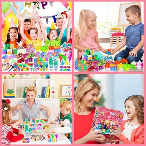 BicMan 150Pcs Party Favors for Kids 3-5 4-8, Fidget Toys Pack, Goodie Bag Stuffers, Carnival Prizes, Treasure Box, Filler Stuffers Toys for Classroom in Saudi Arabia