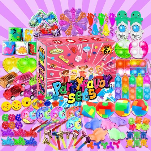 BicMan 150Pcs Party Favors for Kids 3-5 4-8, Fidget Toys Pack, Goodie Bag Stuffers, Carnival Prizes, Treasure Box, Filler Stuffers Toys for Classroom in Saudi Arabia
