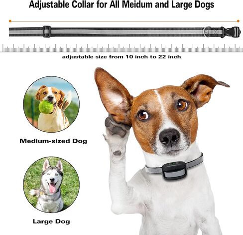 WIEZ GPS Wireless Dog Fence, Electric Dog Fence for Outdoor, Waterproof, Adjustable Range 98-3280 FT, Pet Containment System Suitable for Most of Dogs in Saudi Arabia