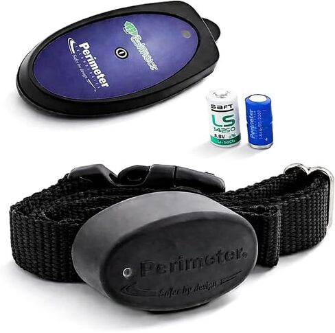 Perimeter Connect Underground Fence Dog Collar, Compatible with Invisible Fence Brand Systems | Self-Programmable Replacement Containment Collar | Bluetooth App Setup | American Built in Saudi Arabia