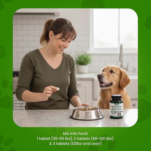 Liver Support Supplement for Large Dogs with Silymarin (Same & Silybin) S-Adenosyl-L-methionine (SAM-e) & Silybum (Milk Thistle) Dog Liver Supplement - 3rd Party Tested, Non GMO - 30 Chewable Tablets in Saudi Arabia