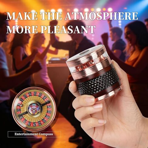 2.5" Manual Spice Grinder-Kitchen Tools-Multi Use Mills Whimsical Grinders(Rose Glod) in Kuwait