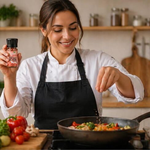 ISpice Kitchen Essentials 6-Pack Spice Grinder Set with Himalayan Pink Salt, Black Peppercorn, and Crushed Red Pepper, 6 Items in Kuwait