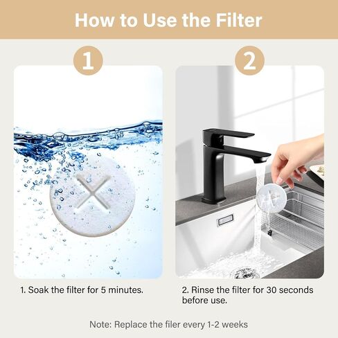 16+16 Pack Replacement Filters for Pawccoli 7L/1.8Gal Dog Water Fountain Stainless Steel, Includes 16 Filters & 16 Sponges in Kuwait