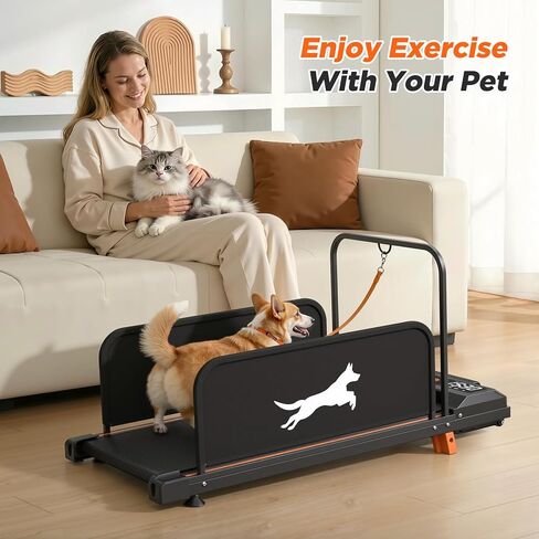 GOWE Small Dog Treadmill 2026 Edition - High-Value, Low-Noise Pet Exercise Machine for Indoor Puppy Training, Portable Running Wheel in Kuwait