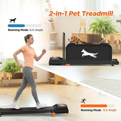 GOWE Small Dog Treadmill 2026 Edition - High-Value, Low-Noise Pet Exercise Machine for Indoor Puppy Training, Portable Running Wheel in Kuwait