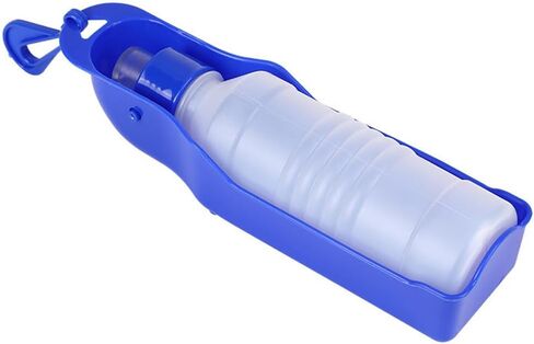 250ml/500ml Foldable Water Bottle for Dogs, Portable Plastic Water Dispenser Outdoor Dog Water Feeder in Kuwait