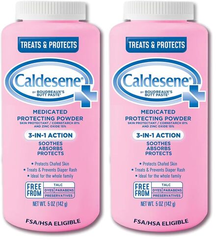 Caldesene Medicated Protecting Powder with Zinc Oxide & Cornstarch-Talc Free, 5 Ounce in Saudi Arabia