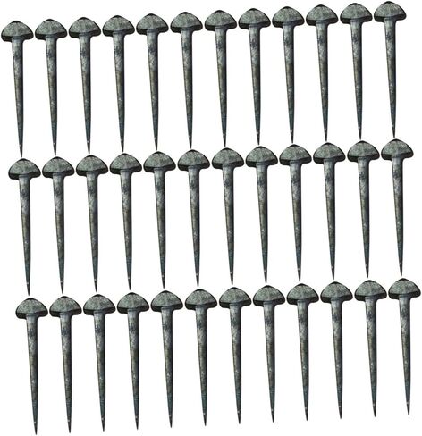 50 Pcs Small Iron Horseshoe Nails Replaceable Hoof Nails Sturdy Horseshoe Supply for Horse Equipment and Equestrian Farrier Use in Kuwait