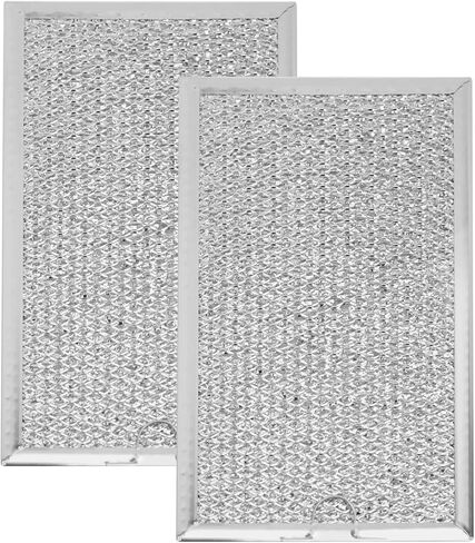 قطعتان من فلاتر الشحوم في الميكروويف تحل محل KMHC319ESS0، KMHC319ESS06، KMHC319ESS1، KMHC319ESS2، KMHC319ESS3، KMHC319ESS4، KMHC319ESS5، KMHC319EWH0، متوافقة مع فلتر فرن الميكروويف كيتشن ايد in Kuwait