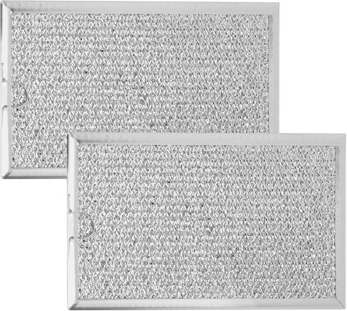 قطعتان من فلاتر الشحوم في الميكروويف تحل محل KMHC319ESS0، KMHC319ESS06، KMHC319ESS1، KMHC319ESS2، KMHC319ESS3، KMHC319ESS4، KMHC319ESS5، KMHC319EWH0، متوافقة مع فلتر فرن الميكروويف كيتشن ايد in Kuwait