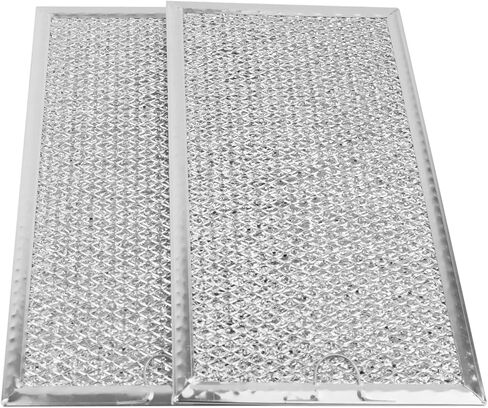 قطعتان من فلاتر الشحوم في الميكروويف تحل محل KMHC319ESS0، KMHC319ESS06، KMHC319ESS1، KMHC319ESS2، KMHC319ESS3، KMHC319ESS4، KMHC319ESS5، KMHC319EWH0، متوافقة مع فلتر فرن الميكروويف كيتشن ايد in Kuwait