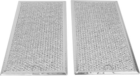 قطعتان من فلاتر الشحوم في الميكروويف تحل محل KMHC319ESS0، KMHC319ESS06، KMHC319ESS1، KMHC319ESS2، KMHC319ESS3، KMHC319ESS4، KMHC319ESS5، KMHC319EWH0، متوافقة مع فلتر فرن الميكروويف كيتشن ايد in Kuwait