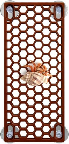 لعبة سلم السلطعون الناسك - ملحقات التسلق للزواحف والسحالي والحرباء وموائل السلطعون ومستلزمات تزيين خزان الأسماك (بني) in Kuwait