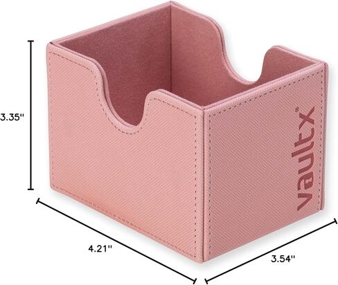 Vault X Premium Exo-Tec Trading Card Deck Box - Large Size for 80+ Sleeved Cards - PVC Free Card Holder for TCG (Electric Green) in Saudi Arabia