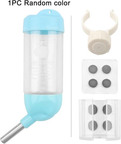 Magnetic Hamster Water Bottle Holder - Adjustable Height, Drop-Resistant Freestanding Stand, Fits Bottles up to 2" Dia for Hamsters Gerbils Mice Small Pets in Kuwait