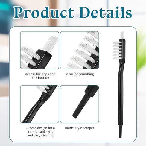 4 PCS Juicer Cleaning Brush, Crevice Small Blender Cleaning Brush for Cleaning Small Parts, Juicer Cleaning Brush for Omega 8006, Vrt, 8004, 8003 Vert Vrt350 Vrt330 Masticating Juicers in Kuwait