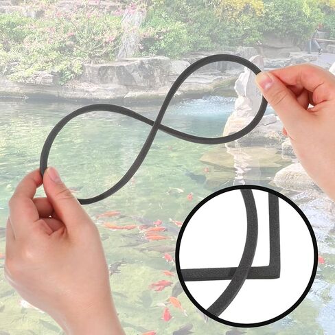 20 PCS Fish Feeding Ring, Aquarium Floating Plant Barrier Feeding Ring for Fish Tank Round Square Different Size Corral Foam Circle Fish-Tank Aquarium Accessories for Tank Keep Floating Plants in Kuwait