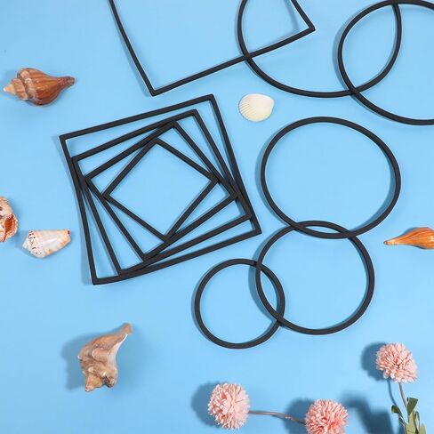 20 PCS Fish Feeding Ring, Aquarium Floating Plant Barrier Feeding Ring for Fish Tank Round Square Different Size Corral Foam Circle Fish-Tank Aquarium Accessories for Tank Keep Floating Plants in Kuwait
