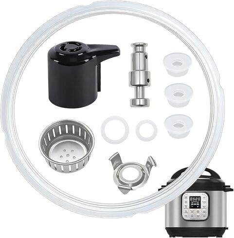 مجموعة قطع غيار بديلة مكونة من 10 قطع من LULU-DIRECT لـ Instant Pot Duo/Duo Plus 5&6QT، حلقة إغلاق، صمام تحرير البخار، صمام عائم، متوافق مع IP-DUO50 IP-DUO60 in Kuwait