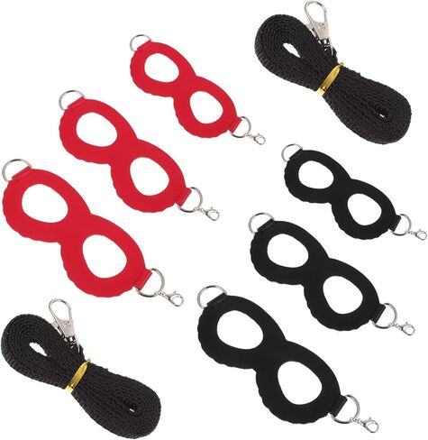 MERRYHAPY Small Pet Harness Leash Set 2 Pieces Breathable Chest Strap Traction Rope for Hamster Lizard Outdoor Walking in Crimson and Ebony in Kuwait