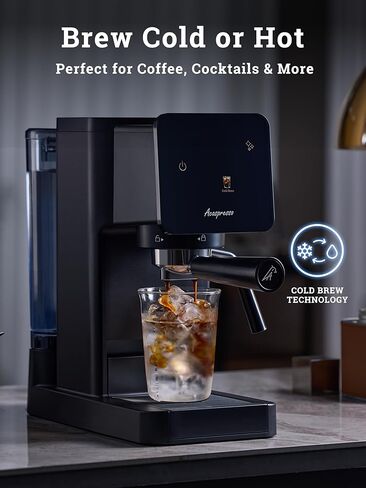 Espresso Machine with Touchscreen, 20 Bar Espresso Maker with Milk Frother and Steam Wand, Cold Brew Coffee Machine for Home, Latte Cappuccino Maker, 41oz Removable Water Tank in Kuwait