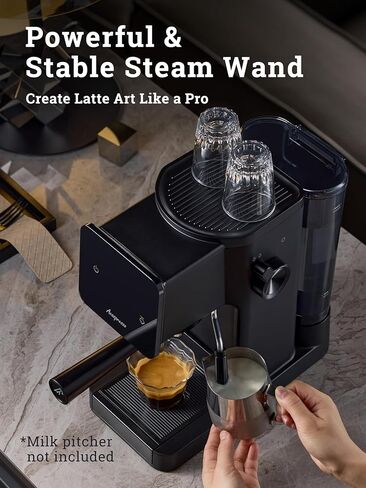 Espresso Machine with Touchscreen, 20 Bar Espresso Maker with Milk Frother and Steam Wand, Cold Brew Coffee Machine for Home, Latte Cappuccino Maker, 41oz Removable Water Tank in Kuwait