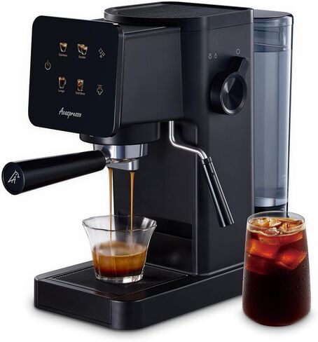 Espresso Machine with Touchscreen, 20 Bar Espresso Maker with Milk Frother and Steam Wand, Cold Brew Coffee Machine for Home, Latte Cappuccino Maker, 41oz Removable Water Tank in Kuwait