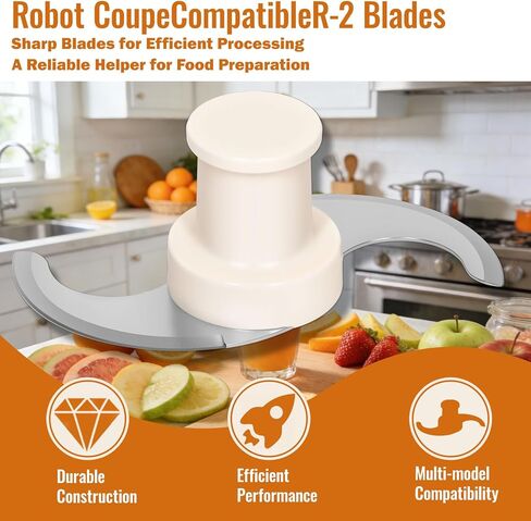شفرات بديلة ممتازة - متوافقة مع Robot Coupe R-2 | شفرات قطع حادة من الفولاذ المقاوم للصدأ بدرجة الغذاء للمطبخ التجاري والاستخدام المنزلي in Kuwait