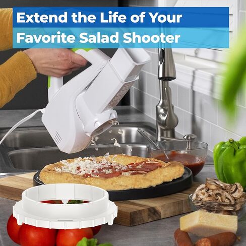 31304 حلقة الاحتفاظ بقفل ملتوي لموديلات Presto Salad Shooter 02910 02980، قطع غيار لقطاعة/تقطيع السلطة الكهربائية in Kuwait