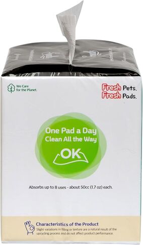 Charcoal Pee Pads for Dogs - Large 29.5"x23.6" Pet Pads - Patented Edge Lock - 7-Layer No-Leak, 800ml Absorption - Activated Carbon Odor Control Puppy Potty Training - Made in Korea - 30 Count in Kuwait