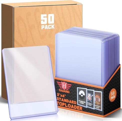 400 عدد من أغلفة بطاقات TopLoaders و400 عدد من الأكمام الناعمة الشفافة لبطاقات التداول، حامل أكمام واقية مناسب لبطاقات Stardard، وبطاقة البيسبول، والبطاقات الرياضية، وMTG، وYugioh in Saudi Arabia