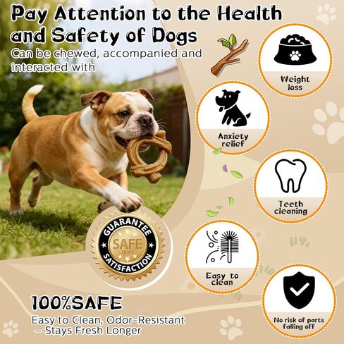 WOWBALA 2 Pack Dog Chew Toys for Aggressive Chewers,Indestructible Dog Toy for Medium Large Dogs, Chew Toys to Keep Dogs Busy,Super Chewer with Tough Nylon, Reduce Boredom & Anxiety in Saudi Arabia