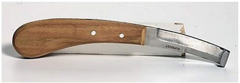 Weaver Leather Right-Handed Hoof Knife with Wooden Handle, Brown, 8 in Kuwait