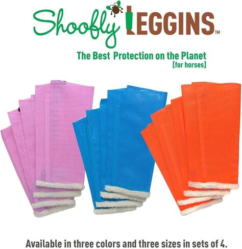 SHOOFLY Horse Leggins، أحذية فضفاضة حاصلة على براءة اختراع، تقلل من الدوس والإجهاد والتعب، شبكة بلاستيكية قابلة للتنفس (وردي/حولي) in Kuwait