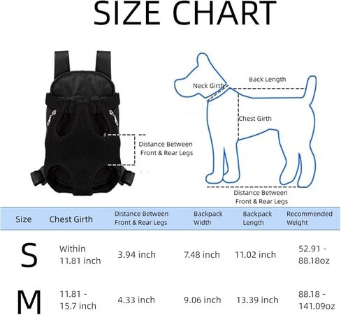 Pet Carrier Backpack Breathable Mesh for Cats Dogs Hands Free Travel Bag in Kuwait