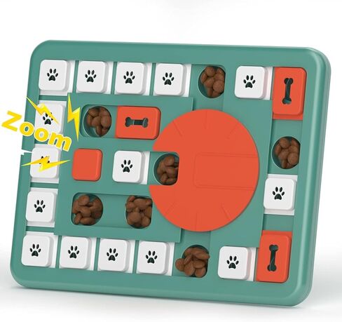 Dog Puzzle Toys, Treat Dispensing Dog Enrichment Toys for IQ Training and Brain Stimulation, Interactive Mentally Stimulating Toys as Gifts for Puppies, Cats, Dogs (L-Level 4) in Kuwait