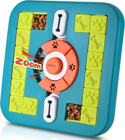 Dog Puzzle Toys, Treat Dispensing Dog Enrichment Toys for IQ Training and Brain Stimulation, Interactive Mentally Stimulating Toys as Gifts for Puppies, Cats, Dogs (L-Level 4) in Kuwait