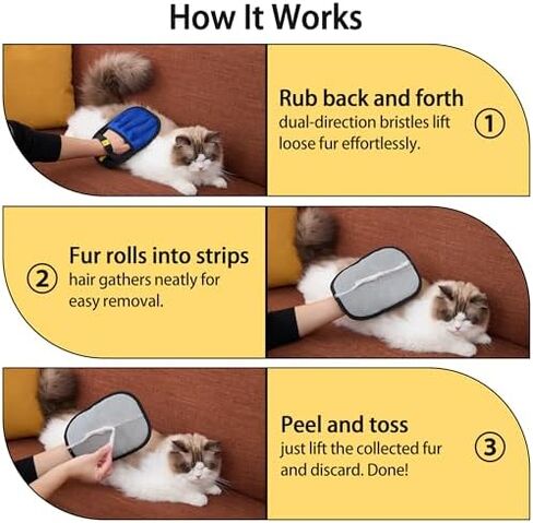 3-in-1 Cat Toys & Grooming Kit – Interactive Flappy Bird Toy, Automatic Rolling Ball & Pet Hair Remover Glove – Indoor Exercise, Boredom Relief & Shedding Control for Cats & Kittens in Kuwait