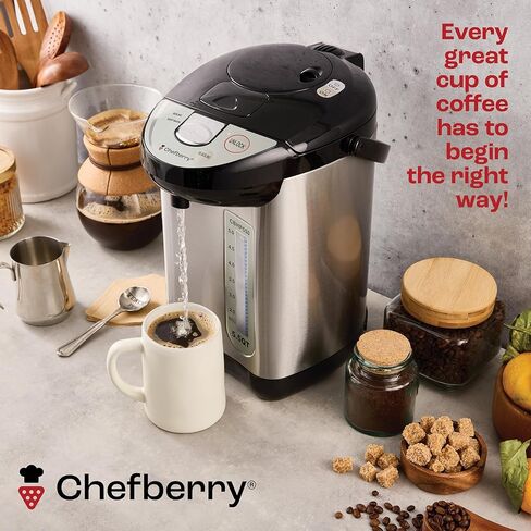 Premium 4 QT Hot Water Boiler and Warmer With auto dispense and Manual Pump, Quick Heatup and Keep-Boil Function for Instant On-Demand Hot Water Anytime, Boil-Dry Protection, ETL Approved in Kuwait
