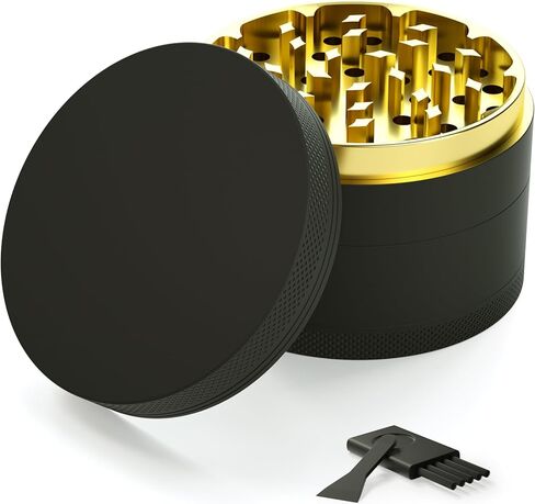 3.0 Inch Grinder Mills, Aluminum (Black & Glod) in Kuwait