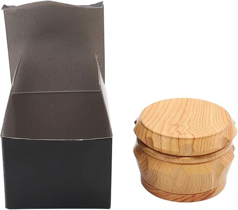 Grinder 2.5 in Hard steel material (wood grain spray finish) in Kuwait