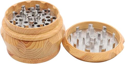 Grinder 2.5 in Hard steel material (wood grain spray finish) in Kuwait